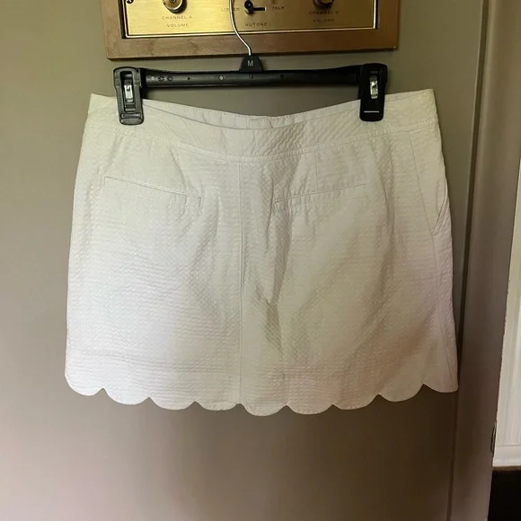 Lilly Pulitzer White Scalloped Skirt - Picture 3 of 4